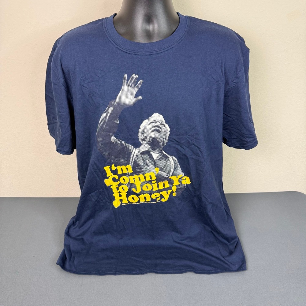 American Classics T-Shirt Mens XL Redd Foxx Sanford and Son Im Comin To Join Ya